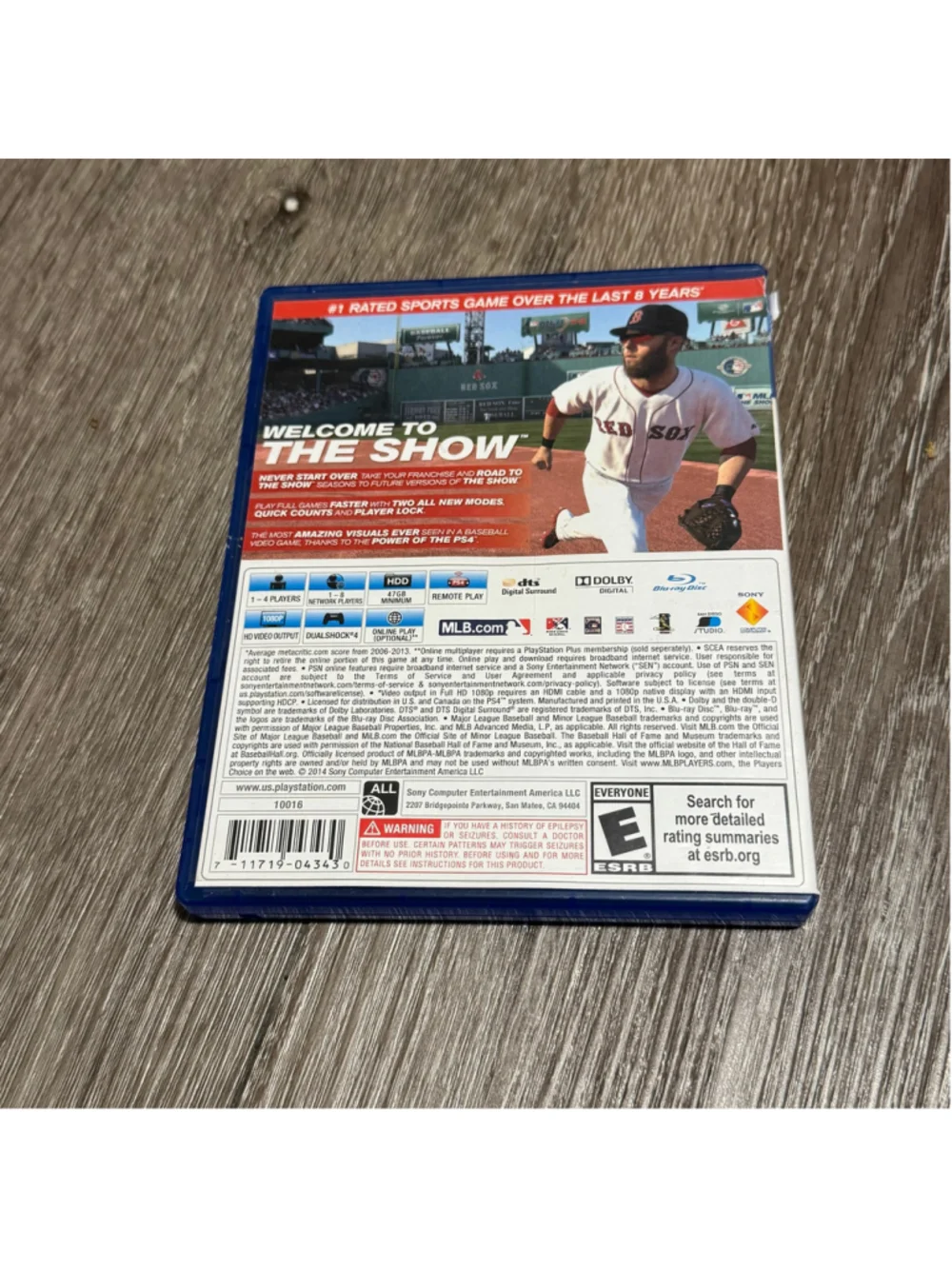 Sony MLB 14 The Show PS4 Baseball Video Game Playstation 4